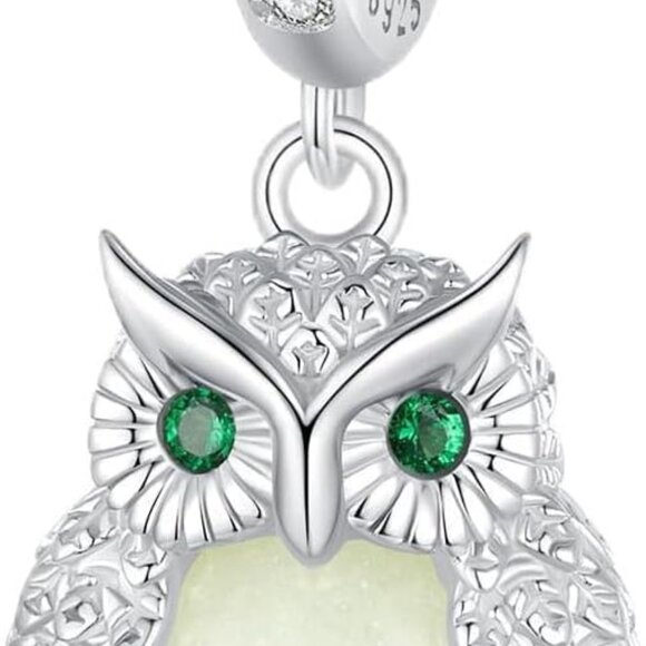 925 Sterling Silver Rainbow Owl Turtle Seashell Firefly Cat Animal Beach Charms - Picture 1 of 7